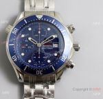 2019 Replica Swiss Omega Seamaster Diver 300m 7750 Blue Wave Dial Watch_th.jpg